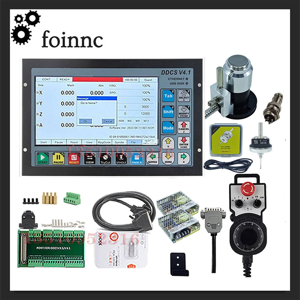 

Cnc Ddcsv4.1 3/4 Axis Off-line Controller, Mpg, Probe And Z Axis Tool Setting Instrument, Used For Engraving Milling Machine