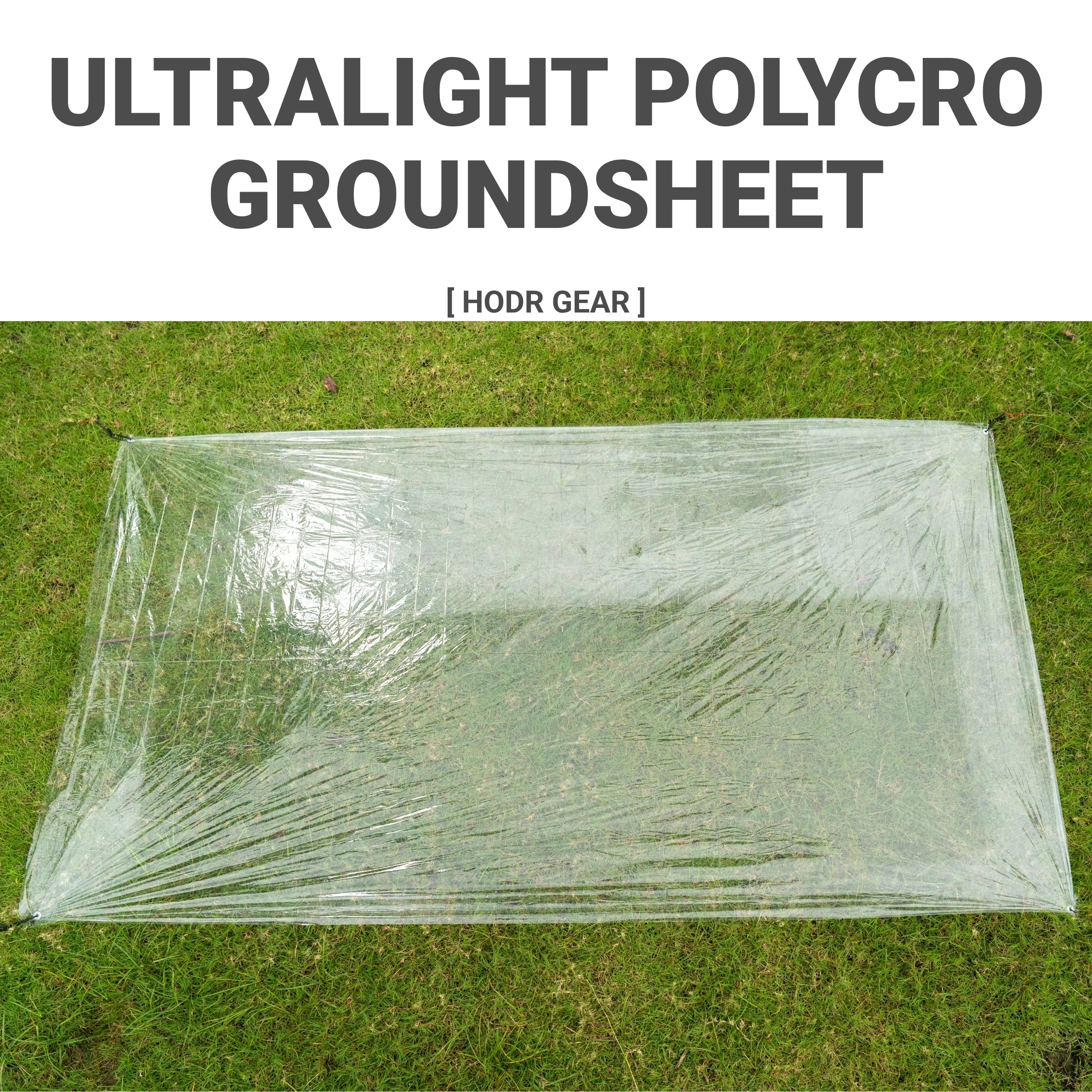 Image of Ultraleichter Polycro-Fußabdruck 69 g – wasserdichte Zelt-Erdblatt-Plane-Matte, kompakte tragbare Campingausrüstung, Wanderschutz-Zubehör
