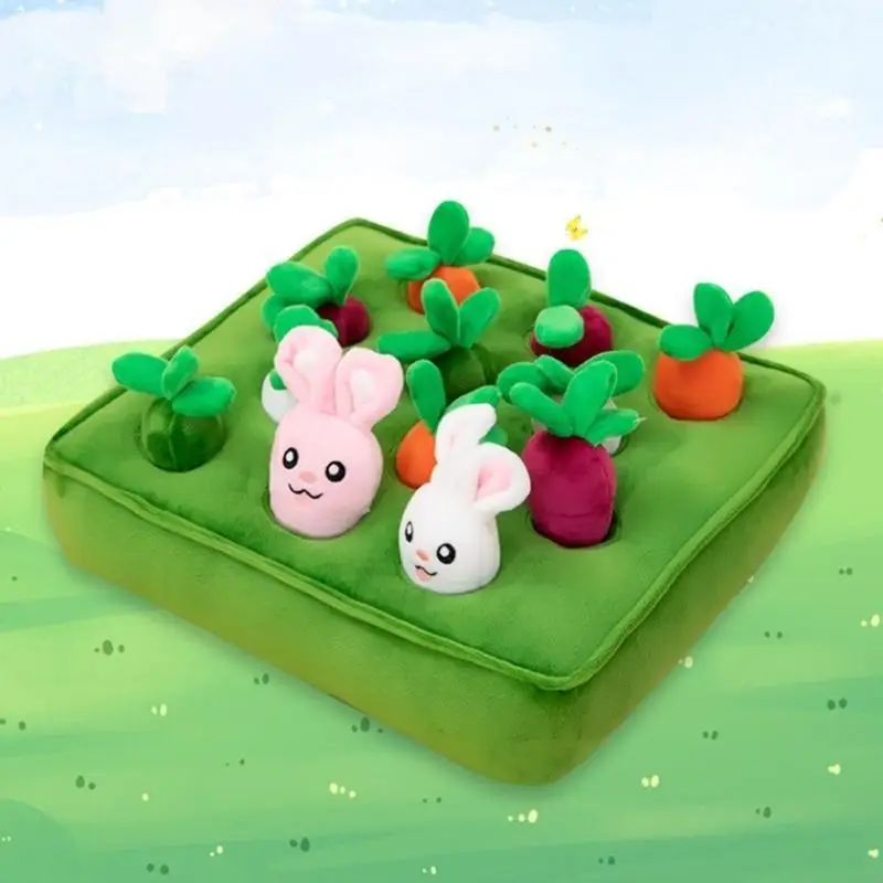 95AE Learning Toy Plush Educational Toy لأولاد وفتاة فرز وحساب Game Game Harvest Harvest