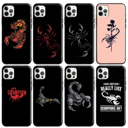 Scorpio Scorpion animal Phone Case For iPhone 13 12 11 Pro Max 12 mini 6S 7 8 Plus SE 2020 XR X XS Max Back Cover