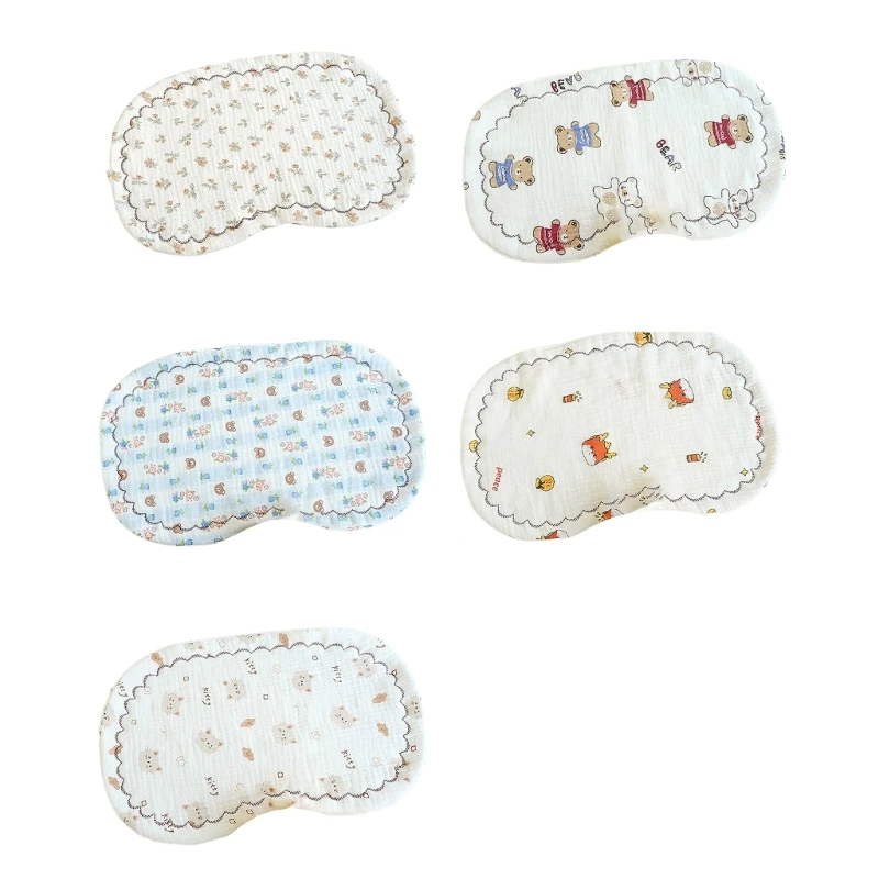 

B2EB Breathable Baby Pillow Gentle Baby Pillow Cottton Baby Pillow Lovely Pattern