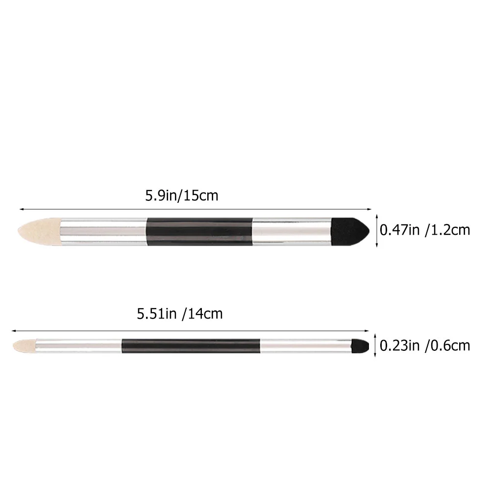 Pincel de esponja para pintura, bolígrafo de borrado para bocetos, punta doble, otros suministros, esponjas DIY para pintar, herramienta para frotar manchas, 2 uds.