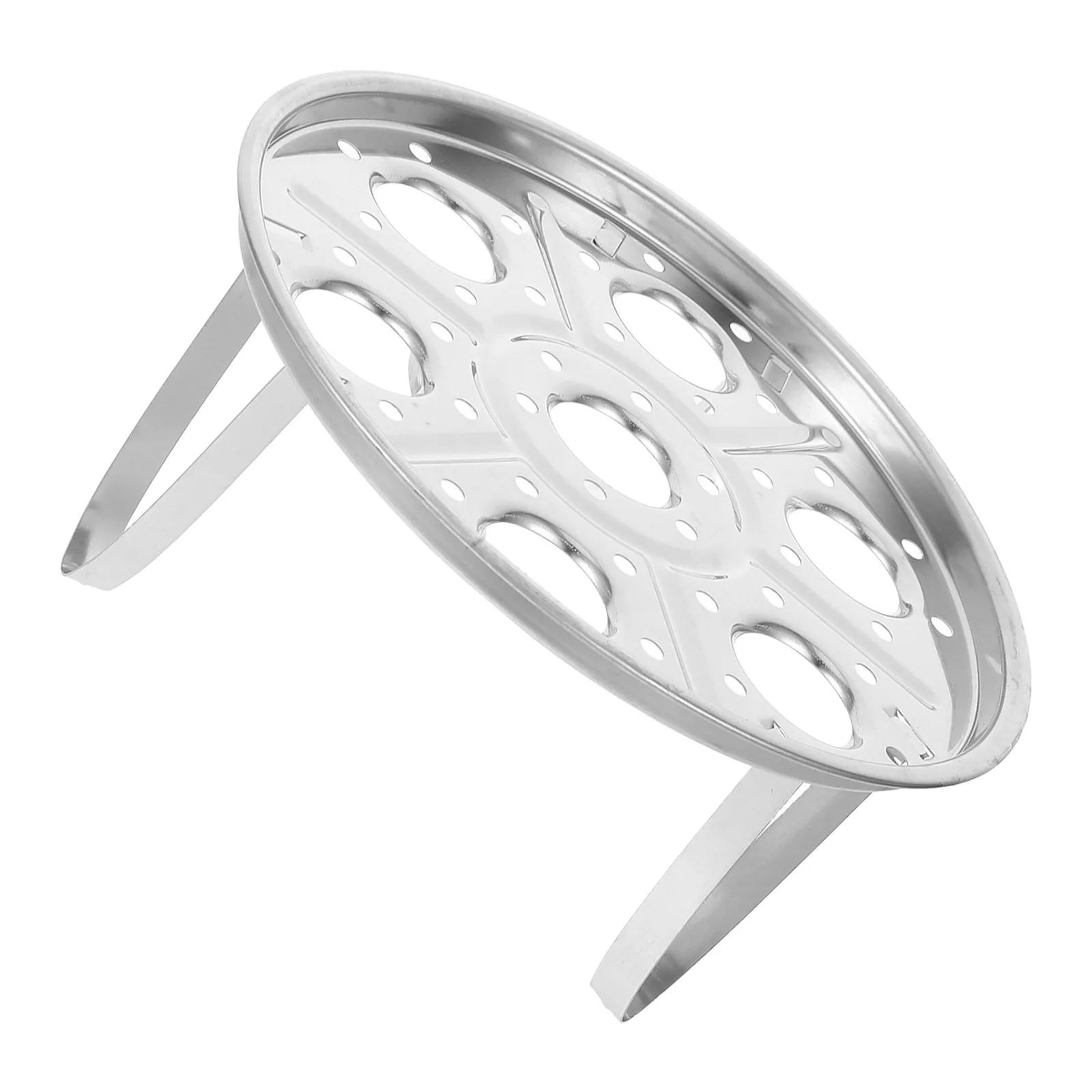 

Egg Steaming Rack Stainless Steel 430 Tripod Design Steamer Stand for Dumplings Vegetables Buns Multipurpose Kitchen Steamer
