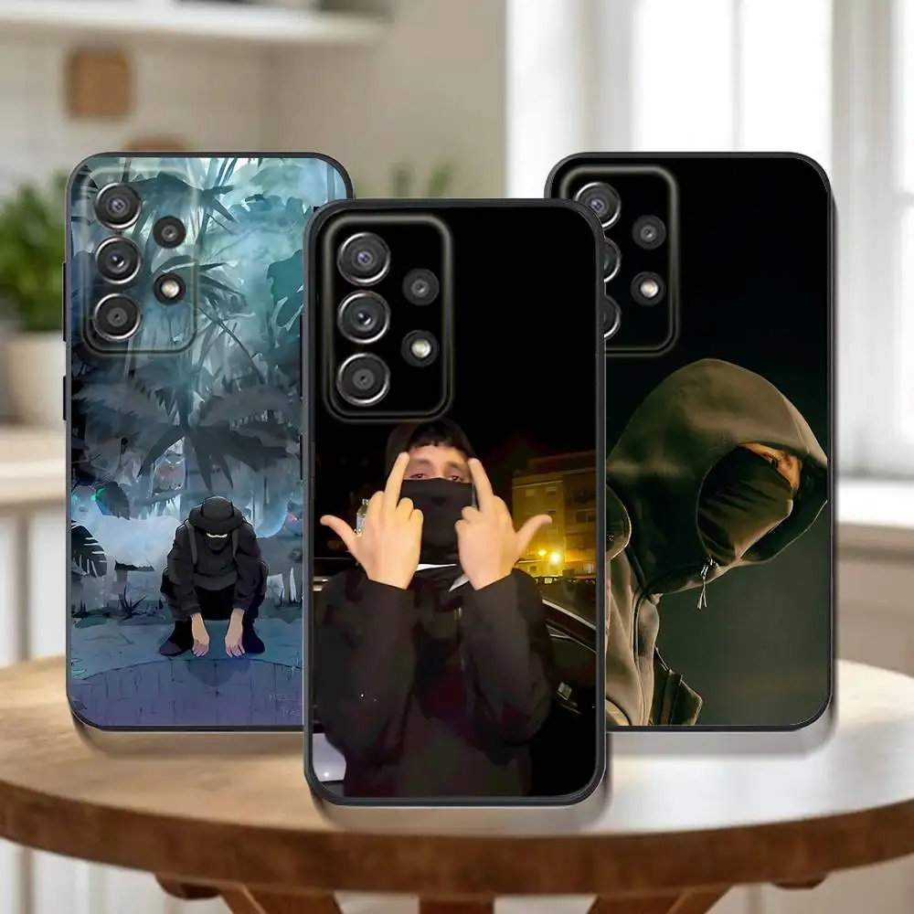 Funda de teléfono Beny Jr Rapper LowFlyer para Samsung Galaxy A73,31,32,72,41,53,52,71,22,5G,Note,J7,8,9 funda negra suave