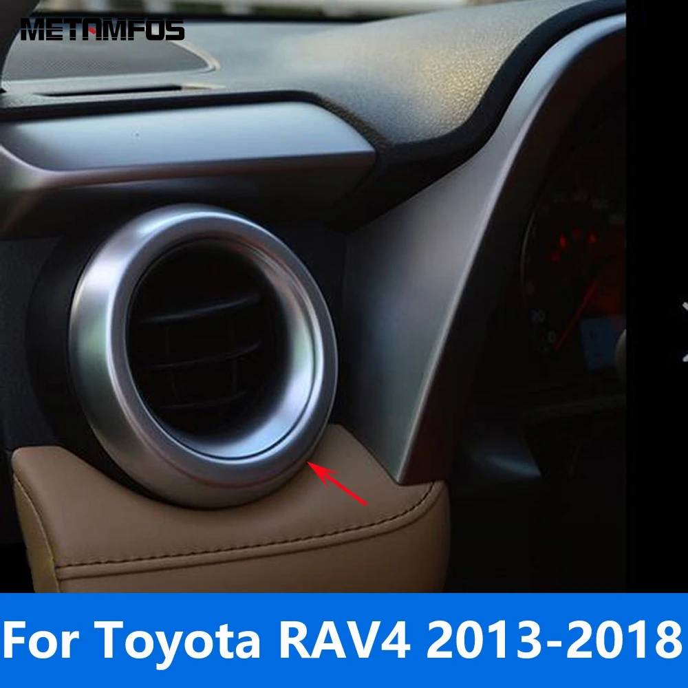 

Матовая крышка переключателя кондиционера для Toyota RAV4 RAV 4 2013-2016 2017 2018, аксессуары для интерьера