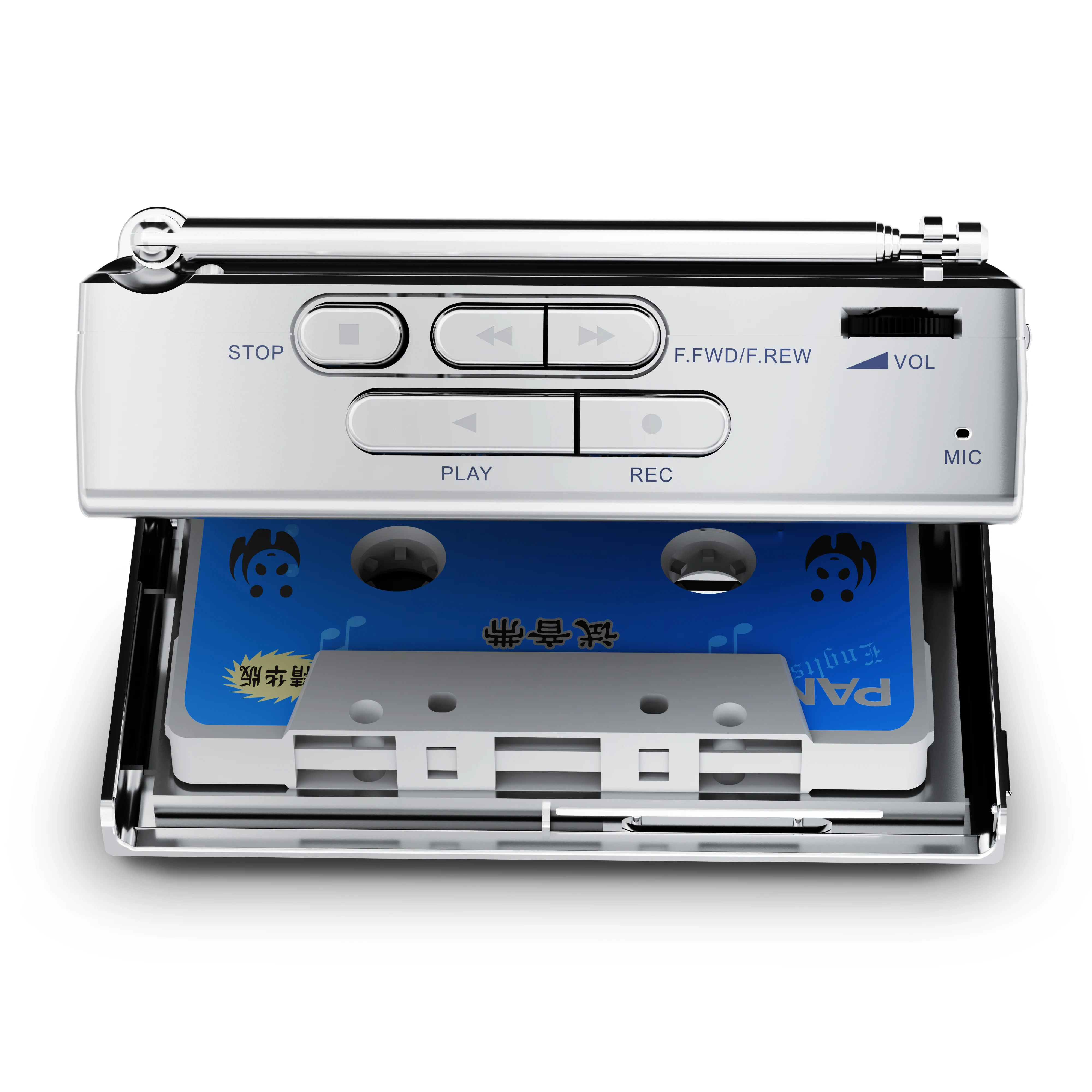 

Deck Old Retro Portable Cassette Recorder Player Support SD Card Playback Mp3 Cassette Recorders Walkman