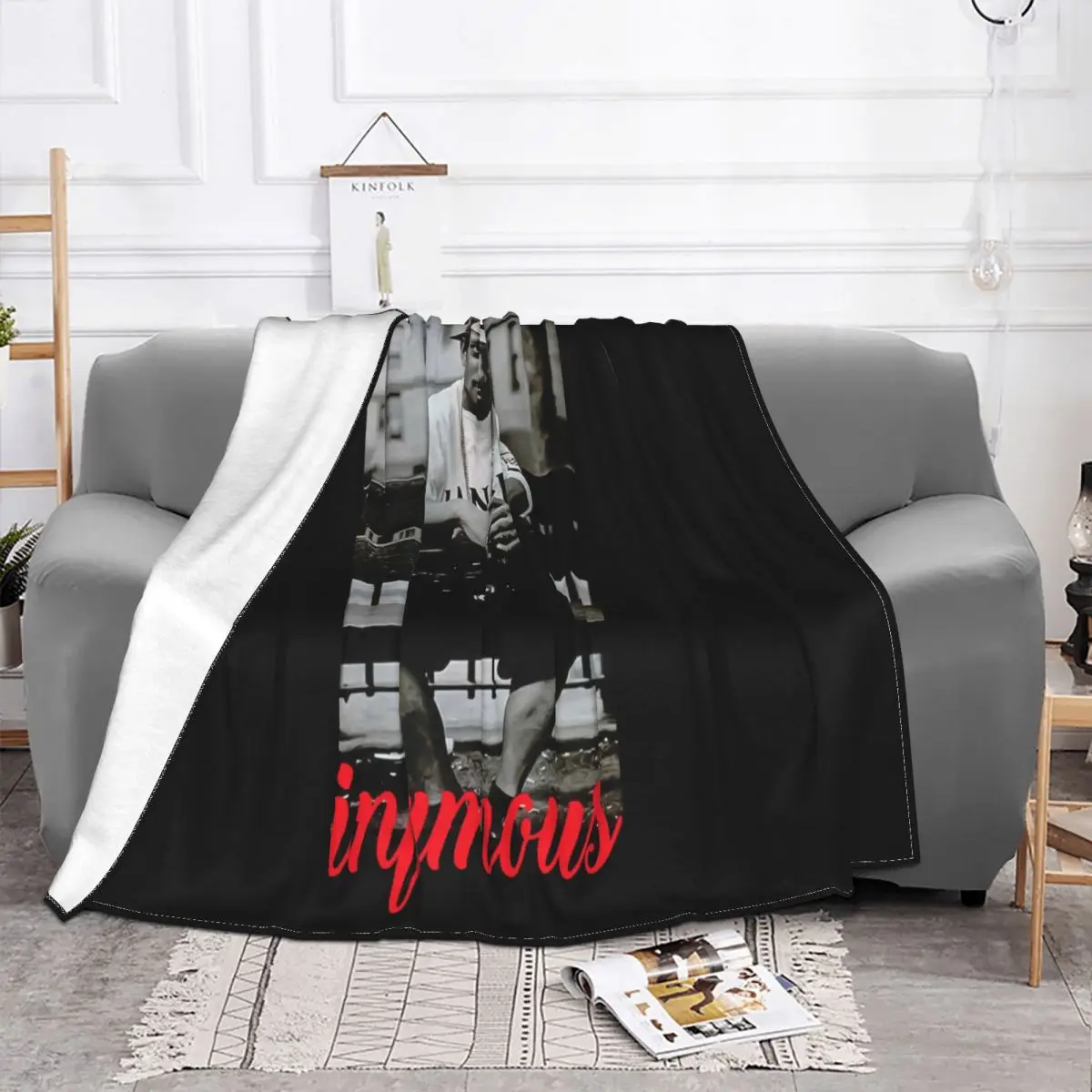 Prodigy Mobb Deep Infamous Men's Humor Great Quality More Colors Cartoon Pride Womens Science Throw Blanket