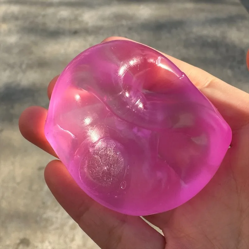 スクイーズアイスキューブ麦芽糖フィジェットおもちゃソフト餅抗ストレススクイーズおもちゃ透明正方形減圧ギフト子供大人向け