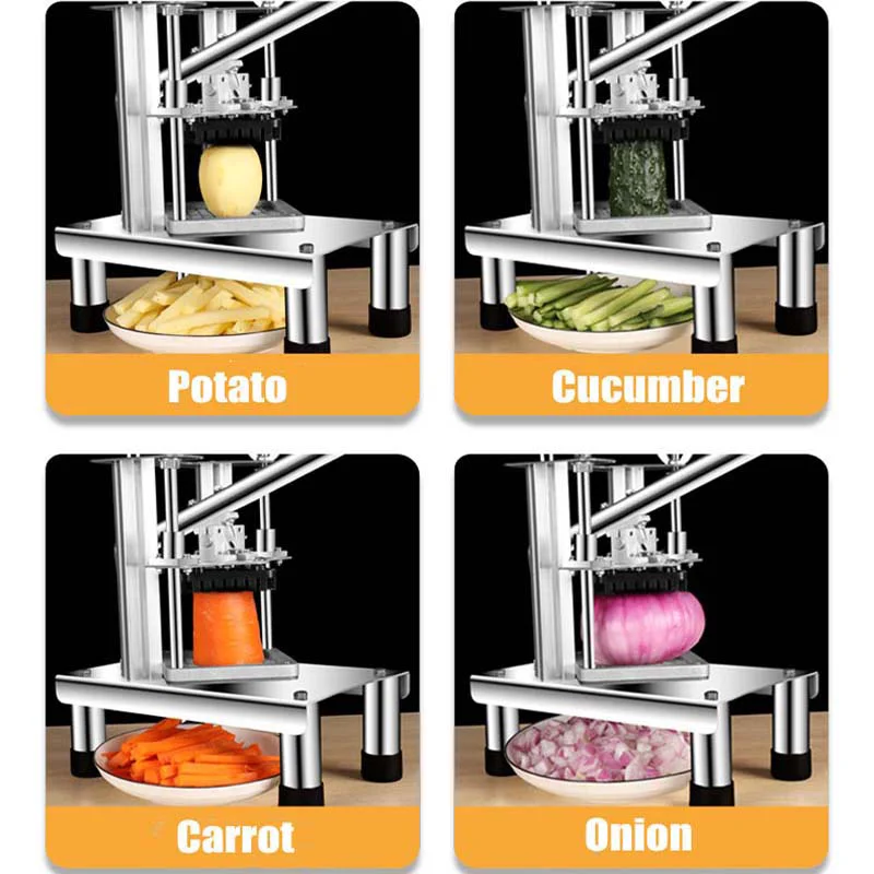 Best Cheap Hot Selling Kitchen Tools Manual Hand French Fries Cutter Vegetable Fruit Slicer Potato Cutter view 5