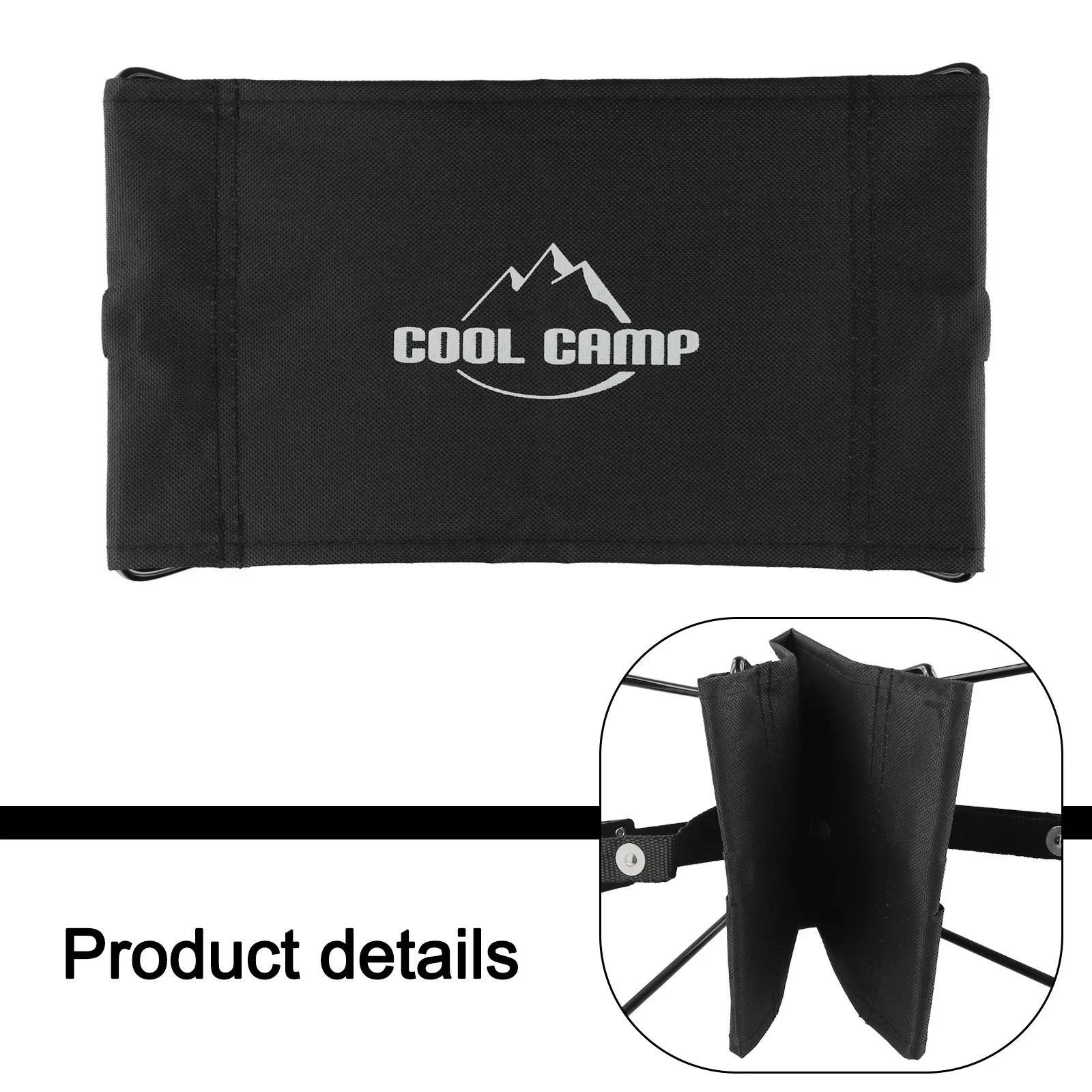 

Folding Camping Chair Fishing Stool Outdoor Activities Lightweight Design Oxford Fabric Sturdy Aluminum Alloy Frame