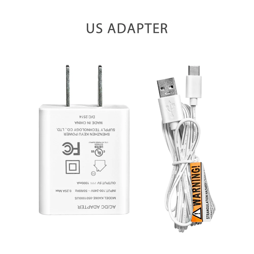 ベビーモニター用タイプCアダプター充電器,認定AC 110-240v〜DC 5v 1000ma,vb601,vb602,vb603,vb605,vb607