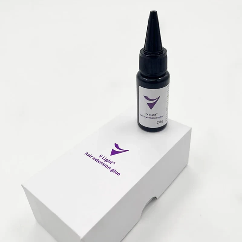 V Light Hair Extension Glue, Cola e Removedor, Gel de uso do salão para instalação capilar