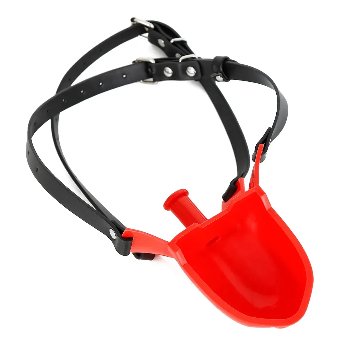 Funnel Oral Plug Silicone Piss Urinal Mouth Gags Bondage Harness Belt Chastity Device Urinal Mouth Plug Fetish BDSM Erotic Goods