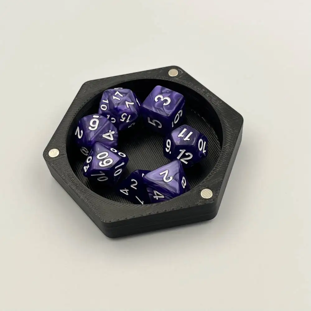 DnD Dice tray Acrylic Dice box for role play games players, for dungeons and dragon dice collection box rpg players dice tower