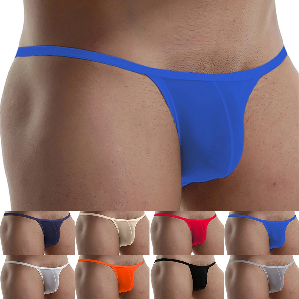 Panties Underwear Stay Comfortable and Sexy in these Sleek Men\'s Low rise Briefs with Ice Silk and Bikini Pouch