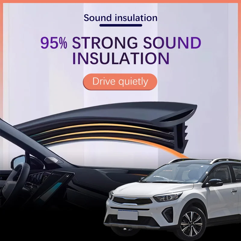 

Car Dashboard Sealing Strip Sound Insulation Rubber Strip Dust-proof For Auto Interior Accessories For KIA KX1 Niro EV6 KX3 KX5