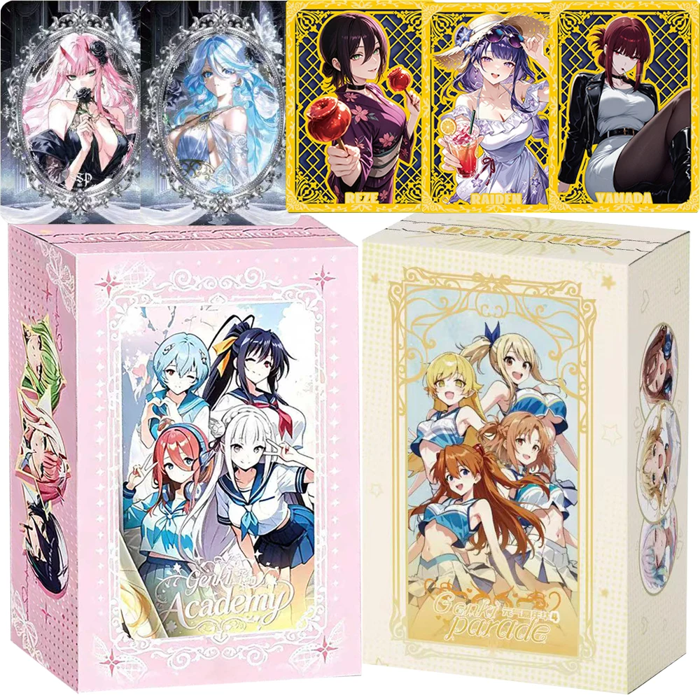 Genki Parade Genki Academy Vol. 5 Collection Cards Visual Feast Characters Unique Temptation Anime Beautiful Woman Rare Cards