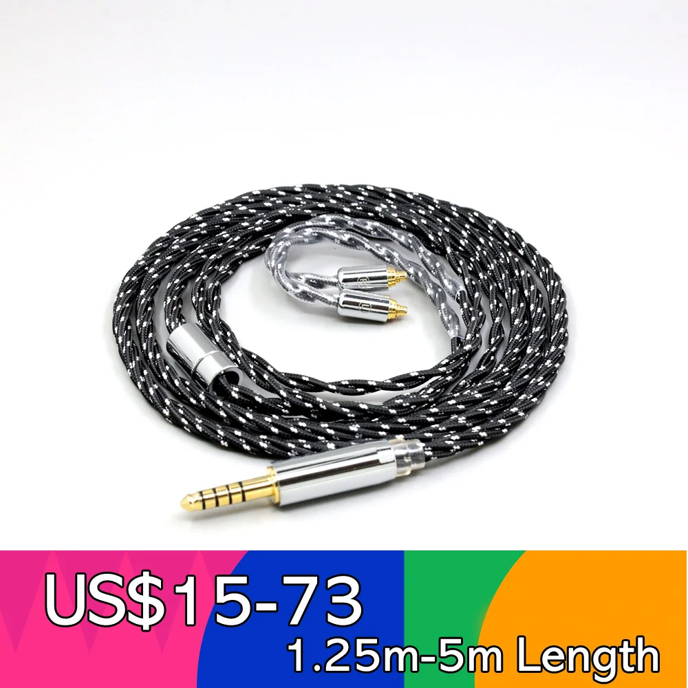 

OCC Mixed OFC Twisting Nylon Earphone Cable For Sennheiser IE300 IE900 IE600 ie200 Shure AONIC 3 4 5 LN008742