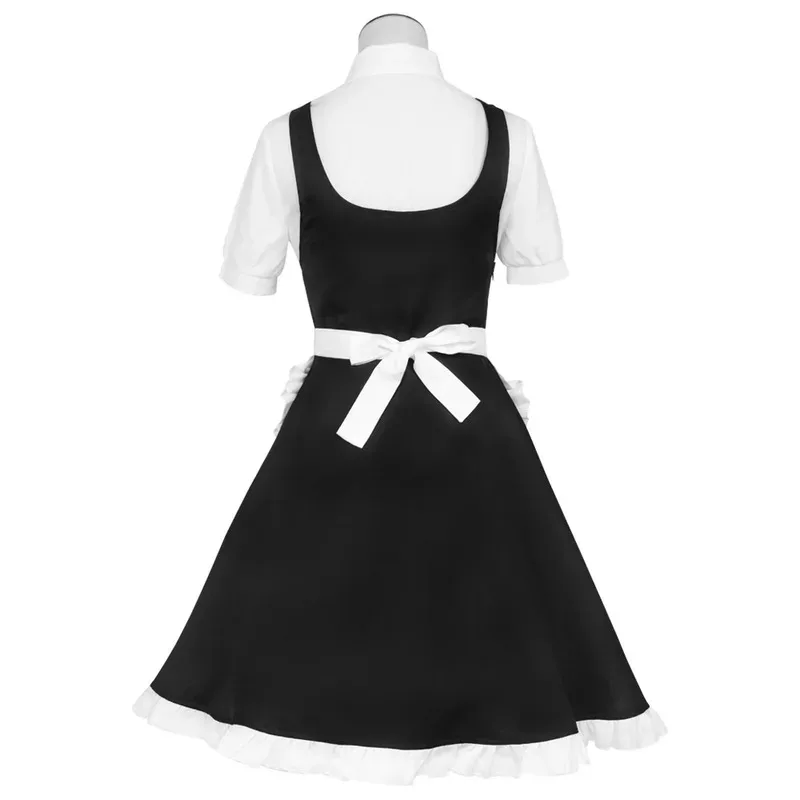 Anime CALL OF THE NIGHT Nanakusa Nazuna Cosplay Costume Unisex Cool Black White Dress Wig Loli Maid Halloween Suit Adultx;8's,6;