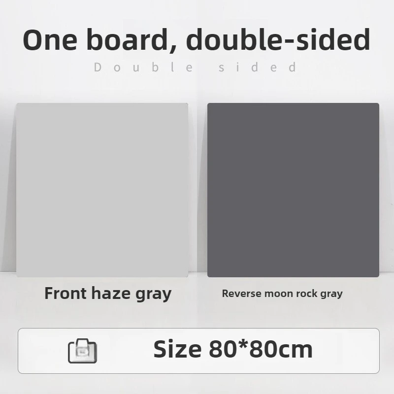 80*80cm Achtergrond Cement Houtnerf Dubbelzijdige Achtergrond Board Achtergrond voor Fotografie Fotostudio Fotografische Props
