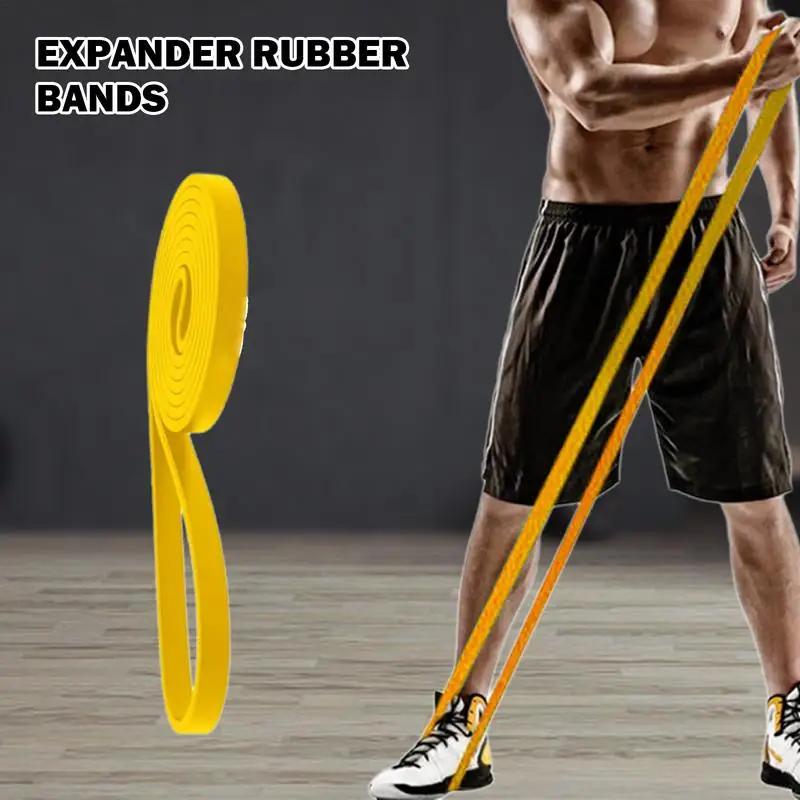 Resistance Band Elastic Exercise Strength Pull-Ups Auxiliary Band Pilates Gym Fitness Equipment Strengthening Train