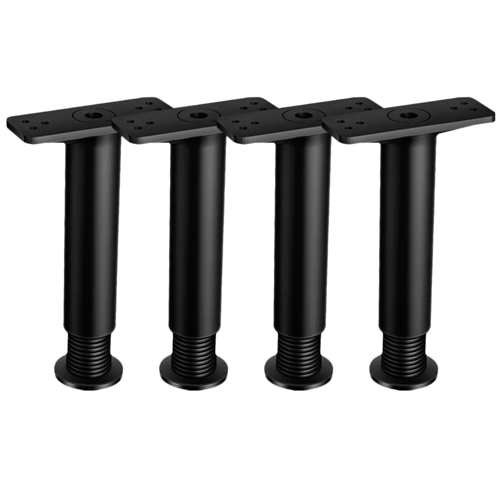 4Pcs Bed Frame Center Support Legs Adjustable Height Replacement Legs Strong Load Capacity Easy Assembly for Home Bedroom Use