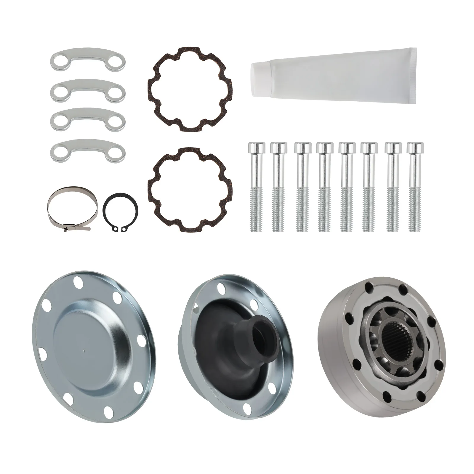 

Front Rear Drive Shaft CV Joint Kit for Jeep Wrangler 2007-2016 52123555AA