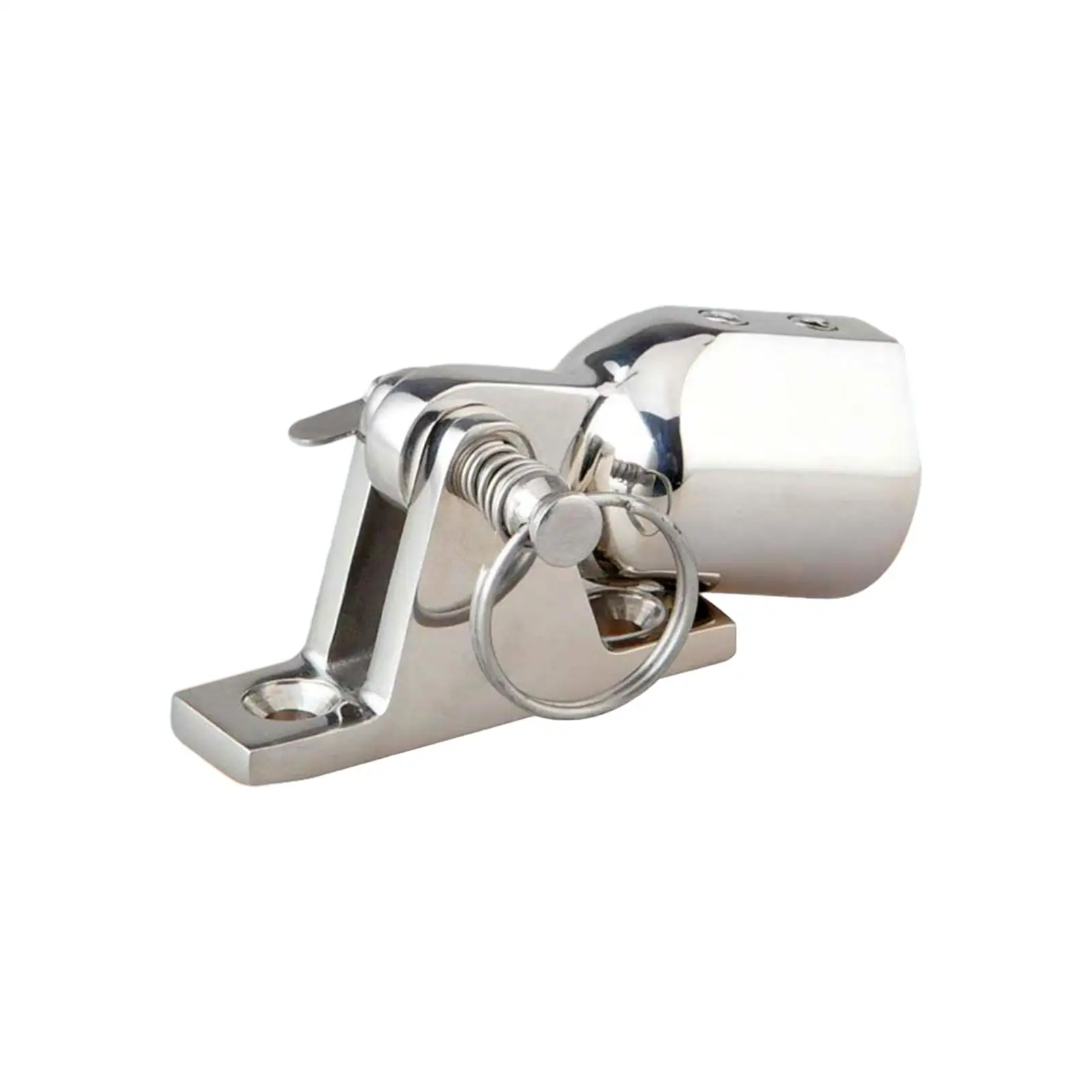 Marine Eye End Deck Hinge Mount Eye End Top Cap Boat Hinge Cap External Eye End Marine Hardware for Boat Awning Umbrella