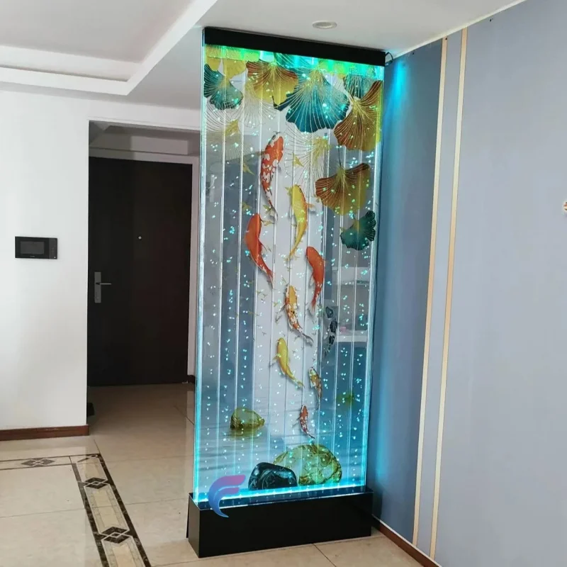 

Customize.Hot Selling Modern LED Lighted Bubble Wall Partition Room Divider Screen & Room Dividers with Pattern Backdrop