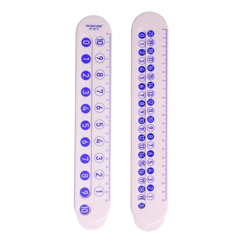 Number Matching Toy Digital Decomposition Ruler Additive Decomposition Slide Rule Numbers Matching Ruler for Home School