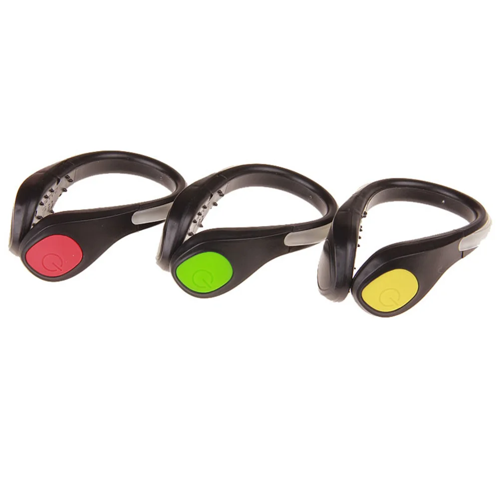 Collier de sécurité pour chien avec lumière clignotante LED, équipement à clipser, clips de nuit utiles pour chaussures, 2 pièces