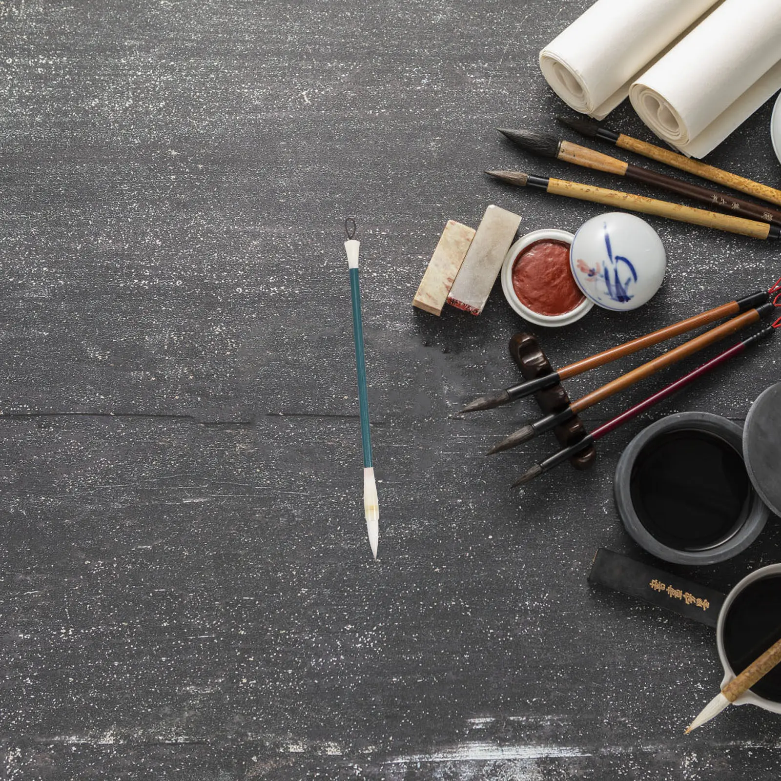 

Chinese Calligraphy Brush Large Wool Nylon Soft Resilient Bristles Traditional Writing Drawing Ink Brush Suitable for Beginners