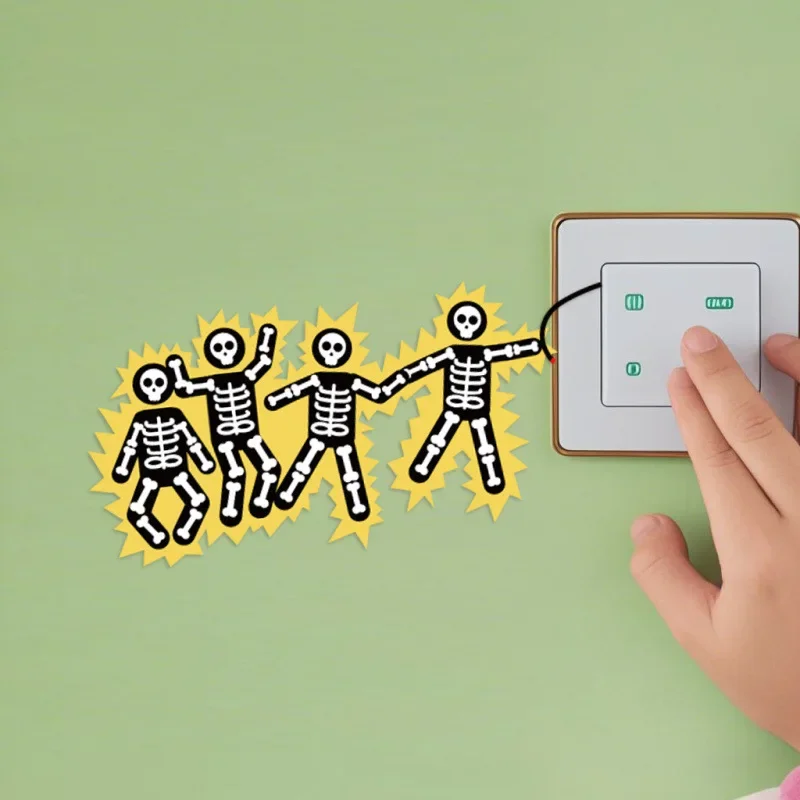 

Waterproof Electrical Warning Stickers for Office Desk Socket Workshop Equipment Meeting Room Switch Office Safety Signs