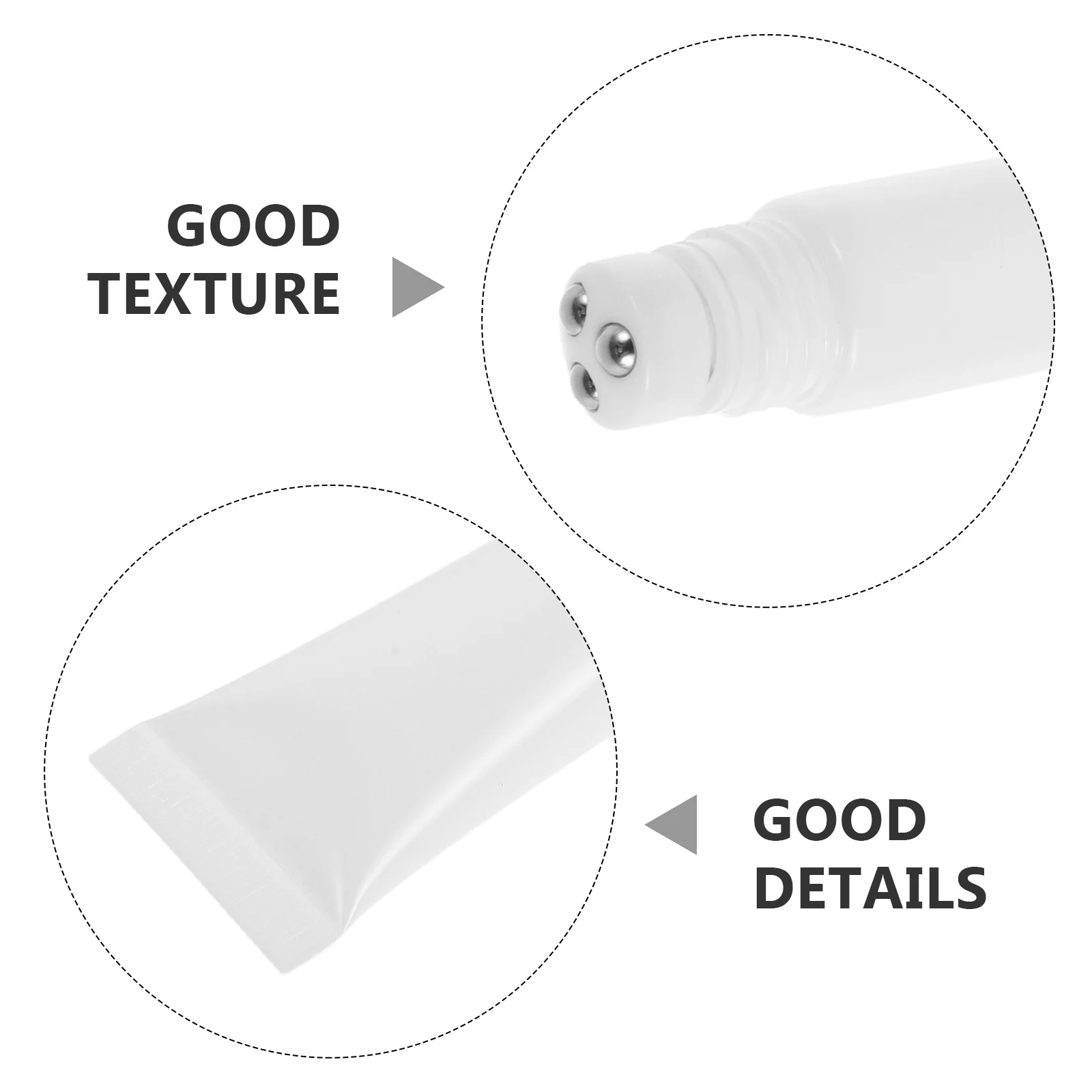 5 قطعة زجاجة كريم عين دوارة 20 مللي تصميم دقيق الاستغناء المحمولة مانعة للتسرب إعادة الملء أنبوبة ضغط للمصل