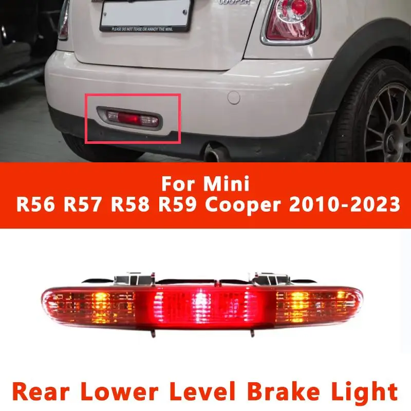 

Rear Bumper Tail Fog Lamp Marker Brake Light For MINI Cooper R56 R57 R58 R59 2009-2015 63247255925 Led Lights Car Accessories