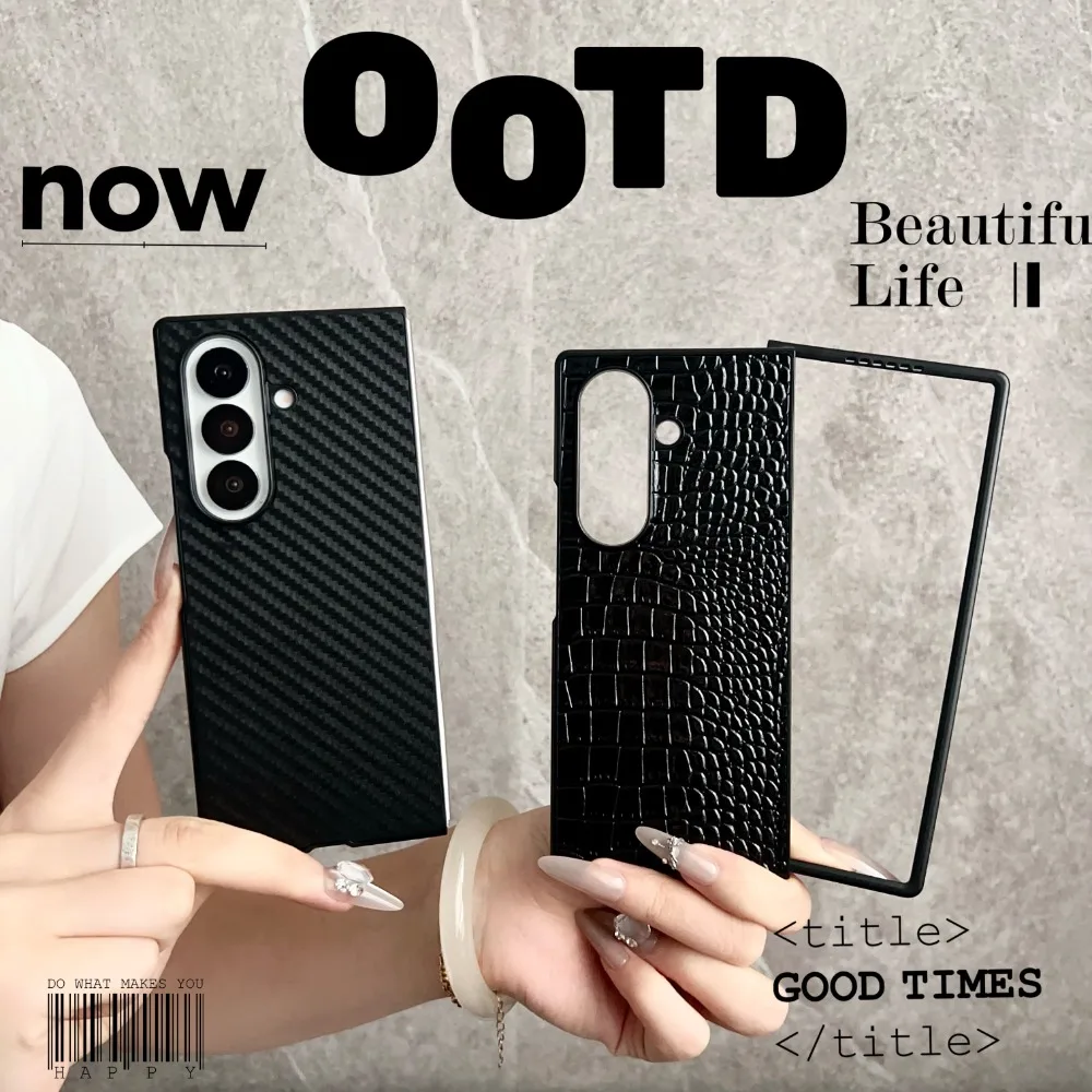 Luxus High-End-Textur 2IN1 PU Leder Telefon Fall Für Samsung Galaxy Z Fold7 6 5 4 3 Business Sle Anti-Drop Schützen Abdeckung Funda