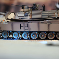 1/16 Scale 2.4Ghz Heng Long 7.0 Plastic Ver M1A2 Abrams RTR RC Tank 3918 Model TH17788-SMT4