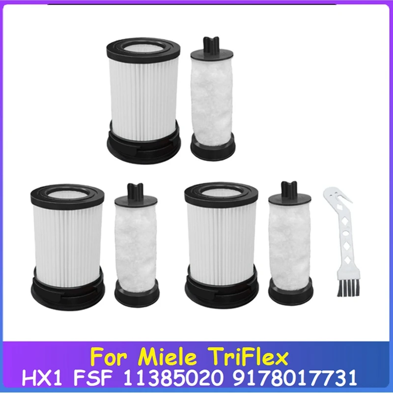 Filtro Hepa para aspirador, peças sobressalentes, acessórios de limpeza, triflex hx1 fsf 11385020 9178017731