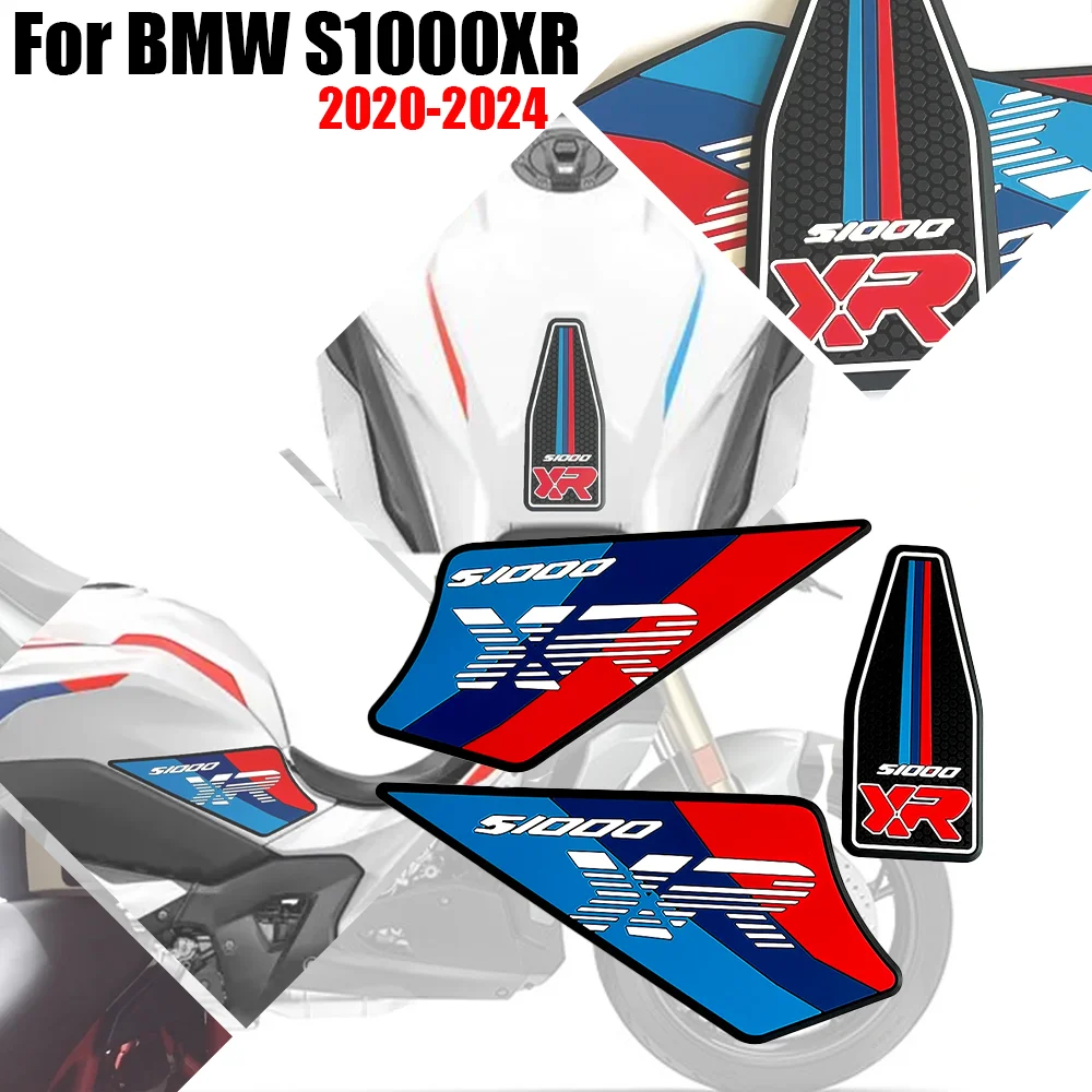 

FOR BMW S1000XR M1000XR Accessories Non-slip Rubber Fuel Tank Anti-slip protective Stickers Moto Decals BMWS1000XR 2020-2024