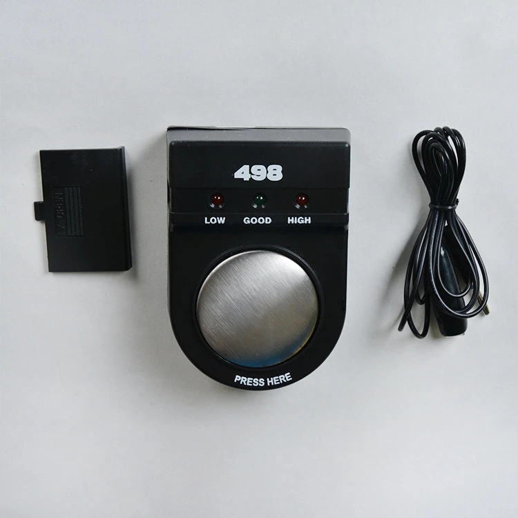 Tester per braccialetti antistatici, controllo di messa a terra portatile per bracciale ESD con allarme sonoro e luminoso per banco da lavoro