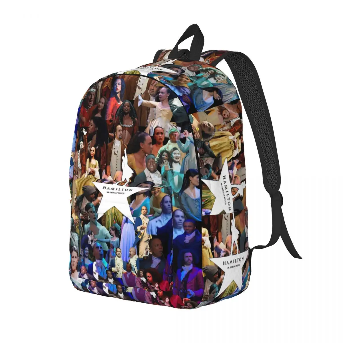 Musical Hamiltons for Teens Student School Book Bags Music American Daypack Middle High College Lightweight