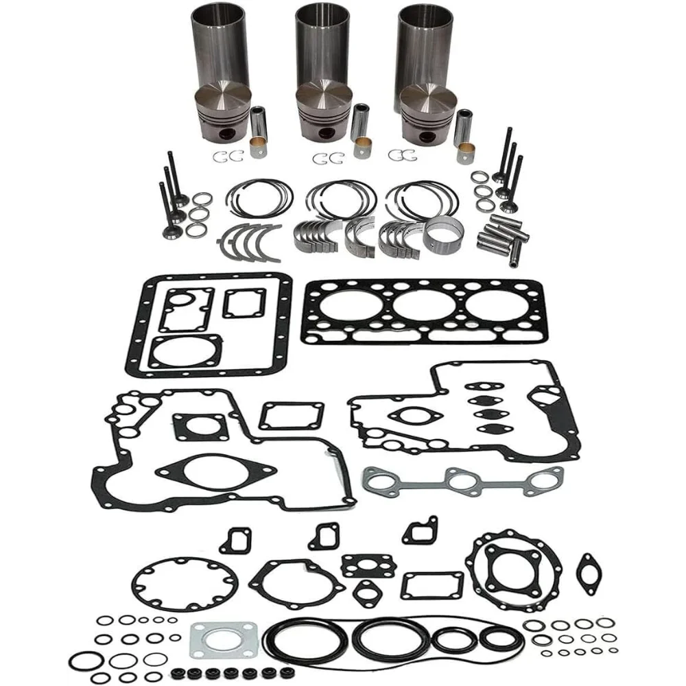

Overhaul Rebuild Kit for Kubota Engine D650 Tractor B6001 B6100 B6100HST