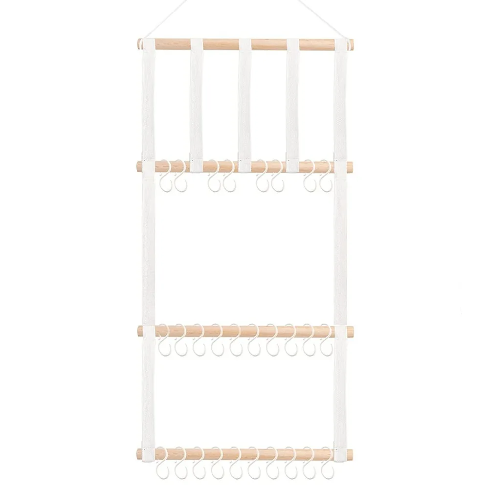 اكسسوارات الشعر القوس حامل مشبك شعر عرض الحائط رباط شعر هيرباند الرف تخزين شماعات خشبية