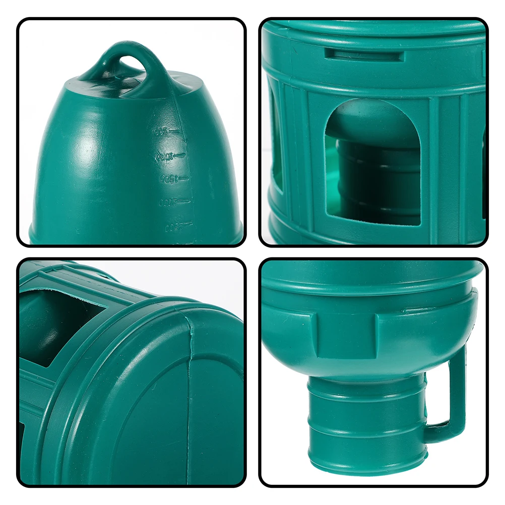 

Large Capacity Bird Waterer 5L Green Pigeon Feeder Removable Easy Clean Sturdy Design Quail Supply Household Pet Shop Zoo