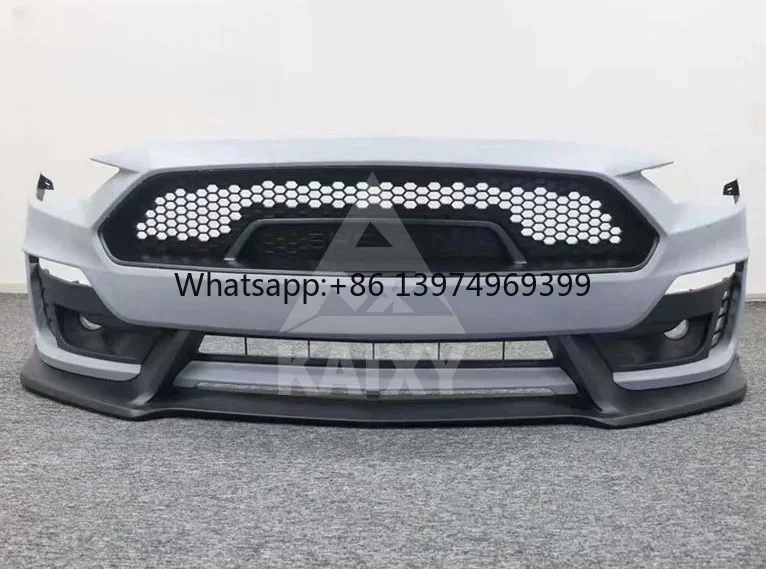 for Ford Mustang Upgrade to PP Material Super Snake Front Bumper for Mustang Bodykit 2018-2023