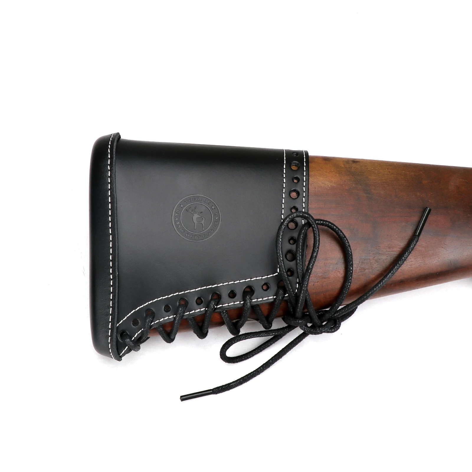 

Кожаный регулируемый редуктор Tourbon, коврик для ружья, удлинитель приклада со вставками, защитная накладка для стрельбы