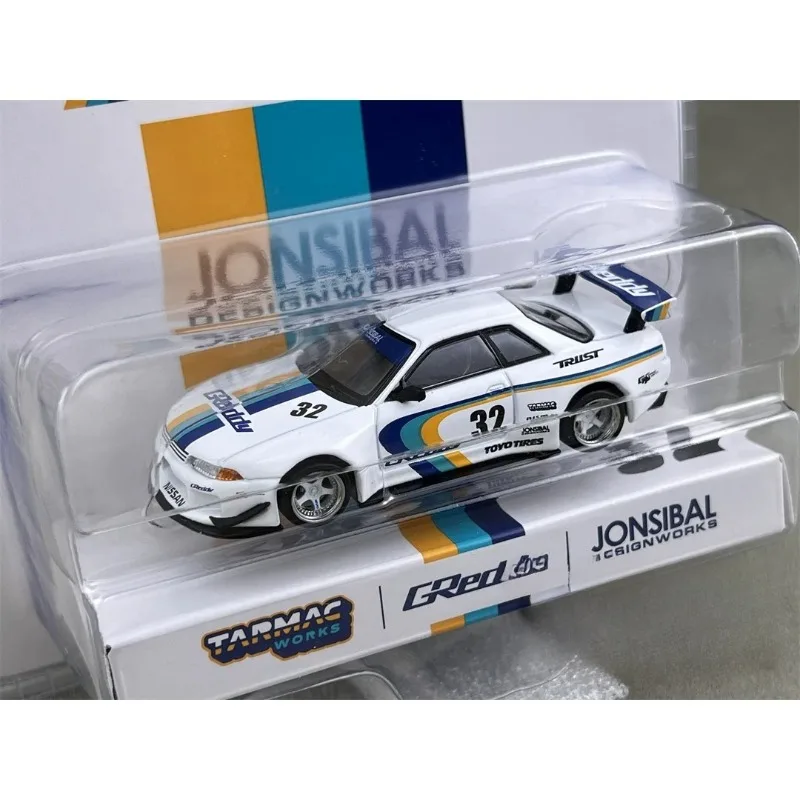TW Mijo 1:64 Nissan GT-R R32 JONSIBAL alloy car model FD3S static simulation ornament, adult collectibles, holiday gifts。