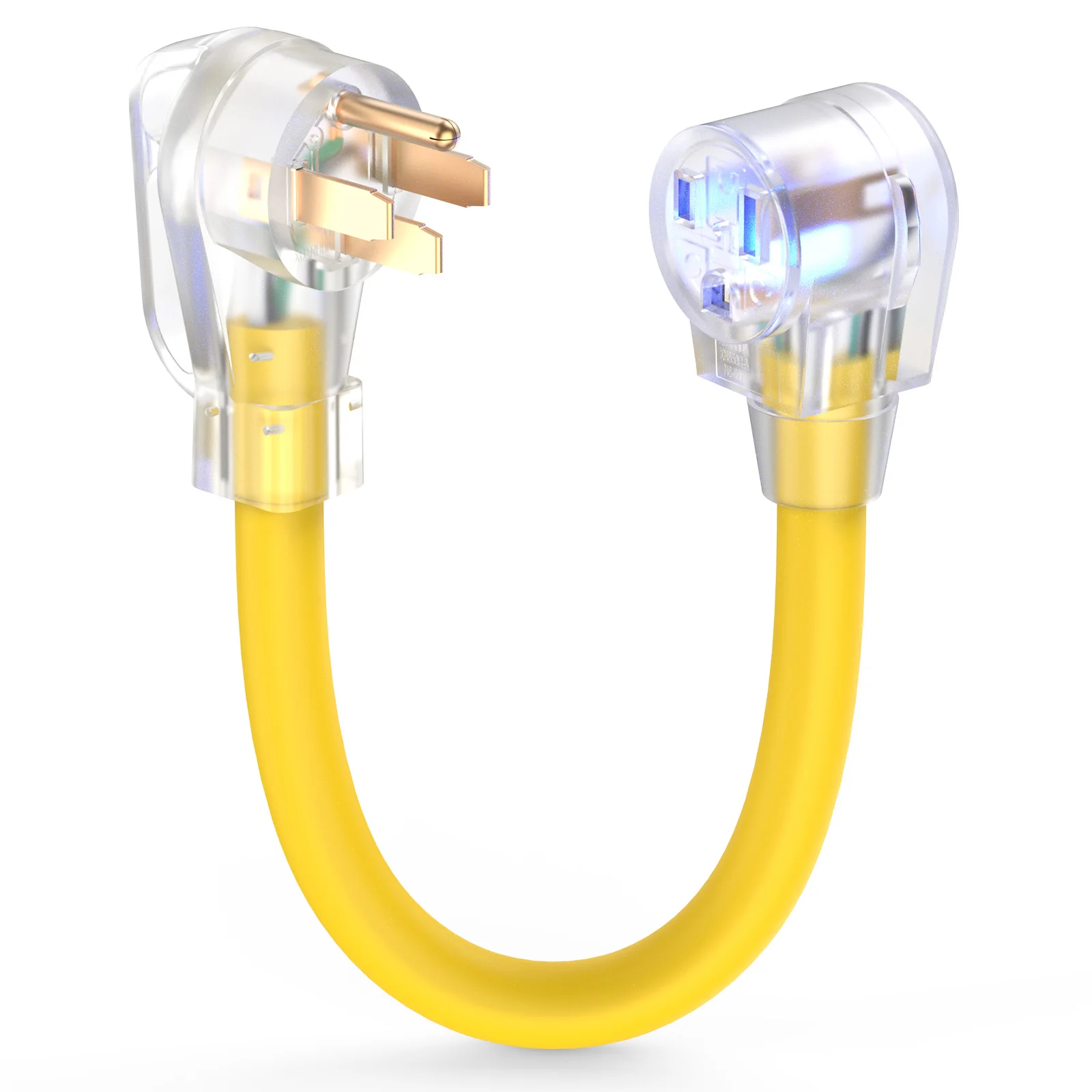 

TOOLIOM NEMA 14-50P to 6-50R Welder Adapter, 3-Prong to 4-Prong, 50A 250V 12500W, 8AWG STW 12in Heavy Duty