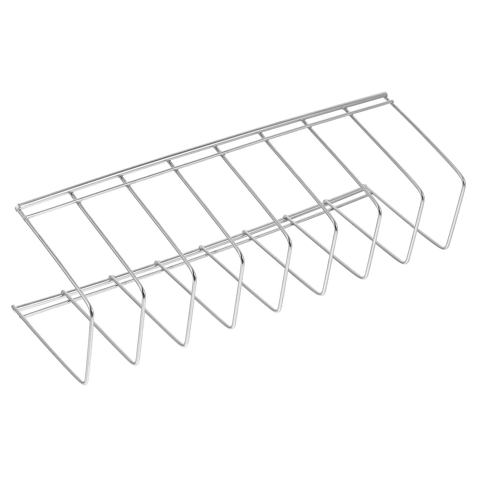 

Single Layer Stainless Steel Plate Rack Pan Organizer Pot Lid Holder Kitchen Bowl Holder Countertop Dish Drainer Multifunctional