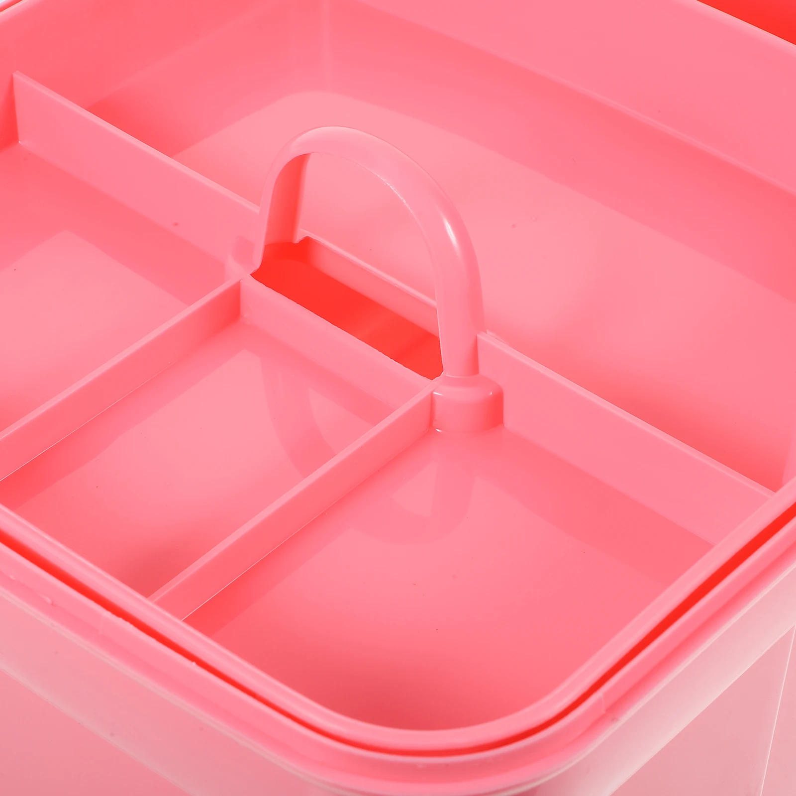 

Portable Medicine Box Durable Storage Organizer Case Lightweight Shockproof Home Outdoor First Aid Plastic Smooth Sturdy Double